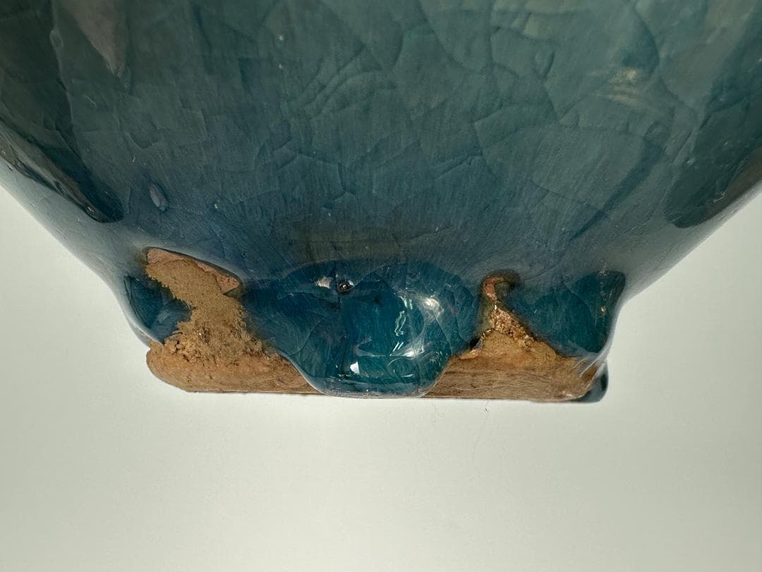UA1U 中国美術　元〜明時代　鈞　鈞窯　茶碗　時代茶器　唐物　古物