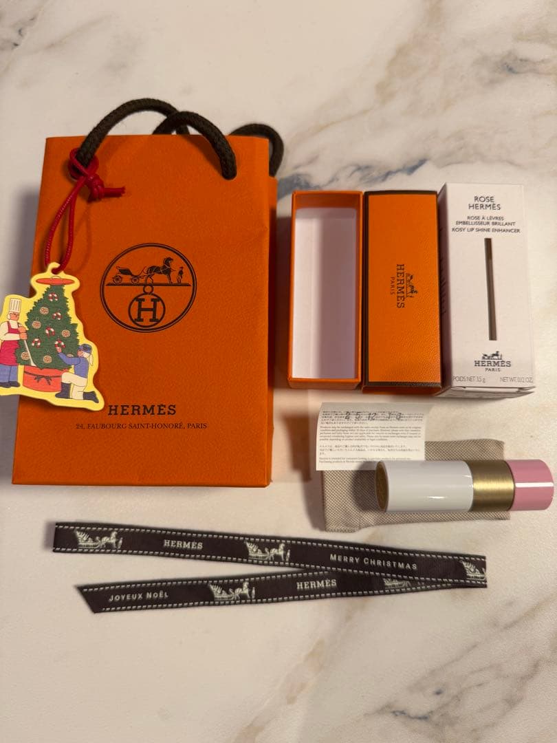 HERMES エルメス ティンティッドリップバーム 27 ローズ・コンフレ