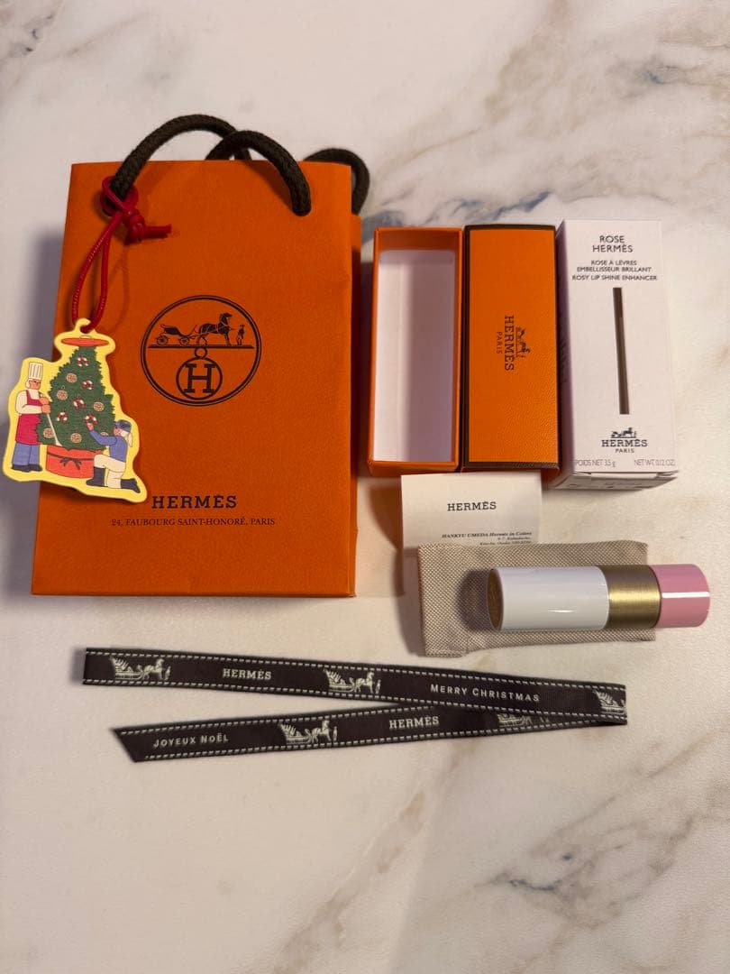 HERMES エルメス ティンティッドリップバーム 27 ローズ・コンフレ