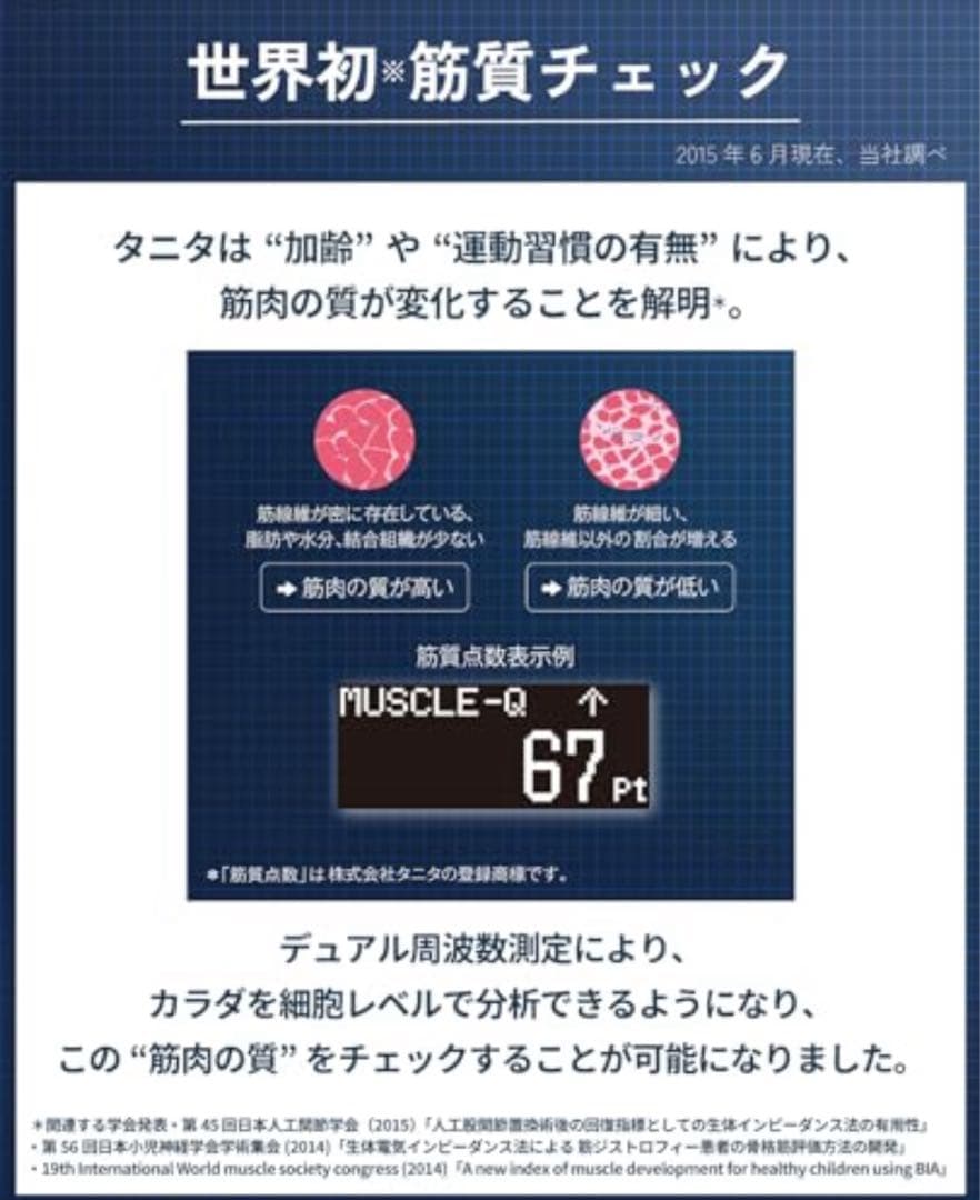 S*P様 タニタ デュアルタイプ 体組成計 体重計 スマホ連動 RD-800-B
