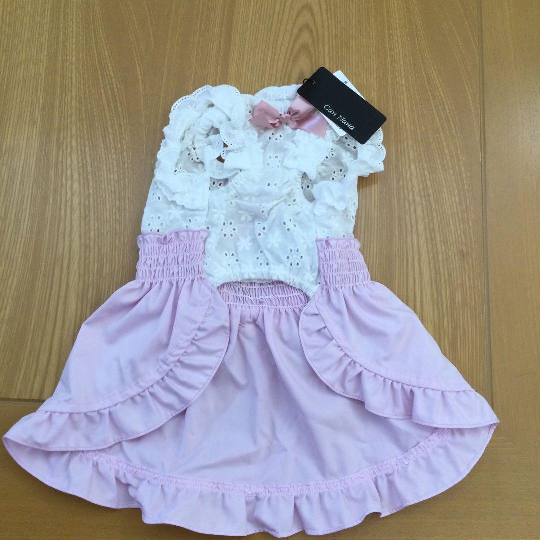 きゃんナナ　切替リボンワンピース