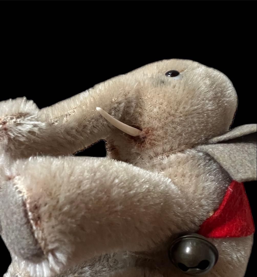 Steiff ゾウ ぬいぐるみ　ヴィンテージ　60年代 ✴︎コレクターアイテム