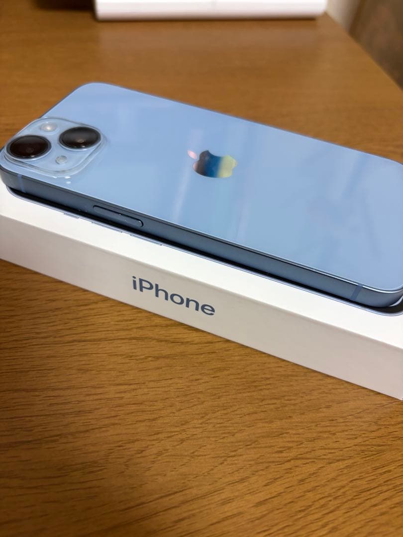 iPhone14ブルー 256GB SIMフリー 希望であれば（iFace付き）