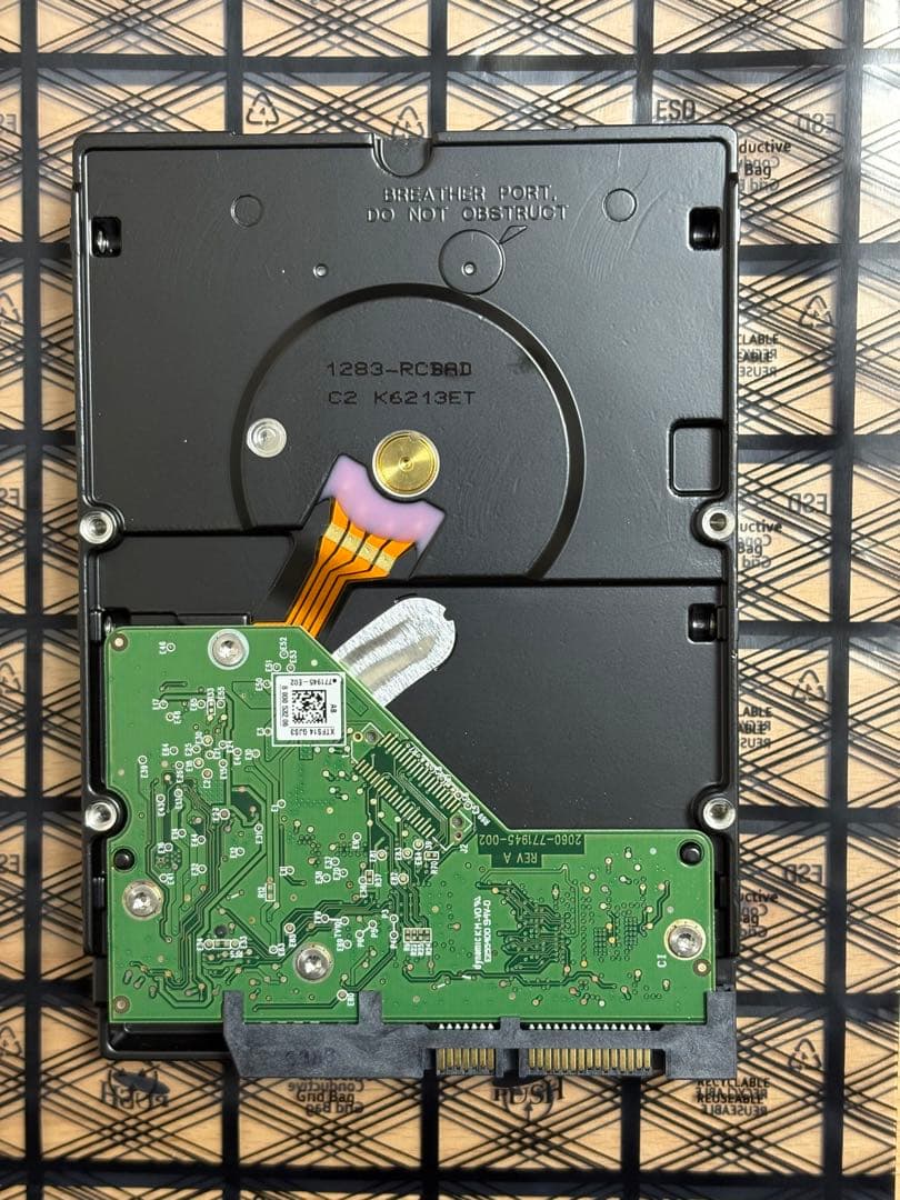 WD40EZRX 4.0TB 【使用時間103時間】