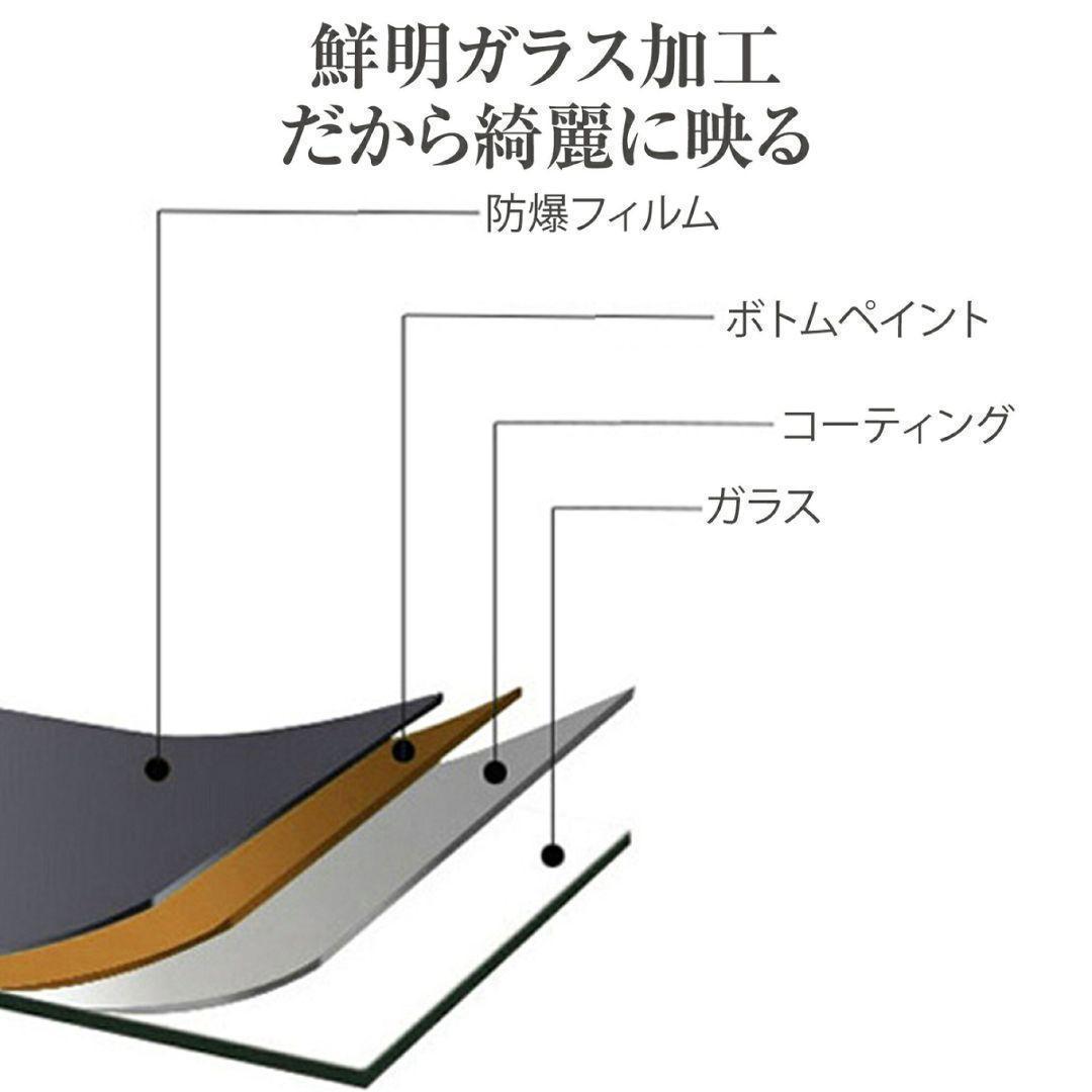 ミラー スタンド 全身鏡 140cmx30cm ゴールド 1418
