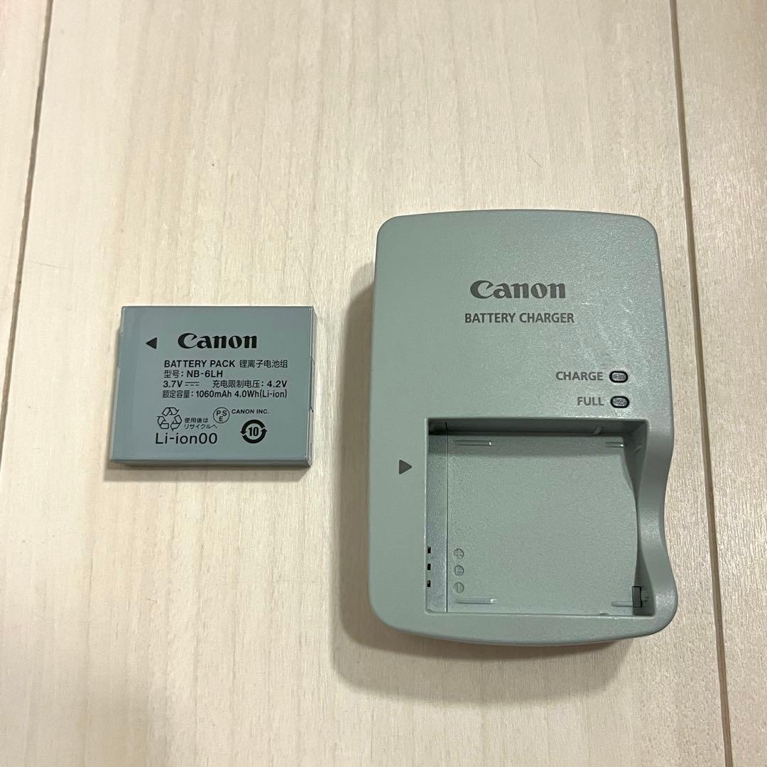 【動作品】Canon PowerShot D30 ブルー　防水カメラ