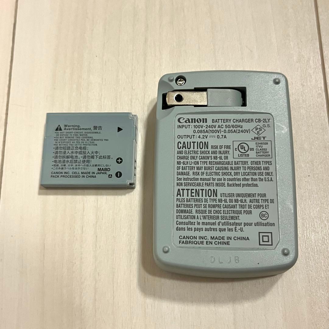【動作品】Canon PowerShot D30 ブルー　防水カメラ