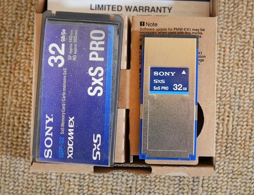 SONY SxSメモリーカード SBP-32 32GB 業務用 メディア