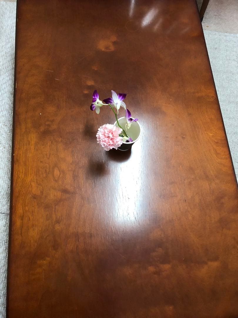 座卓　木製テーブル ブラウン　【さらに値下げしました❣️】昭和レトロ