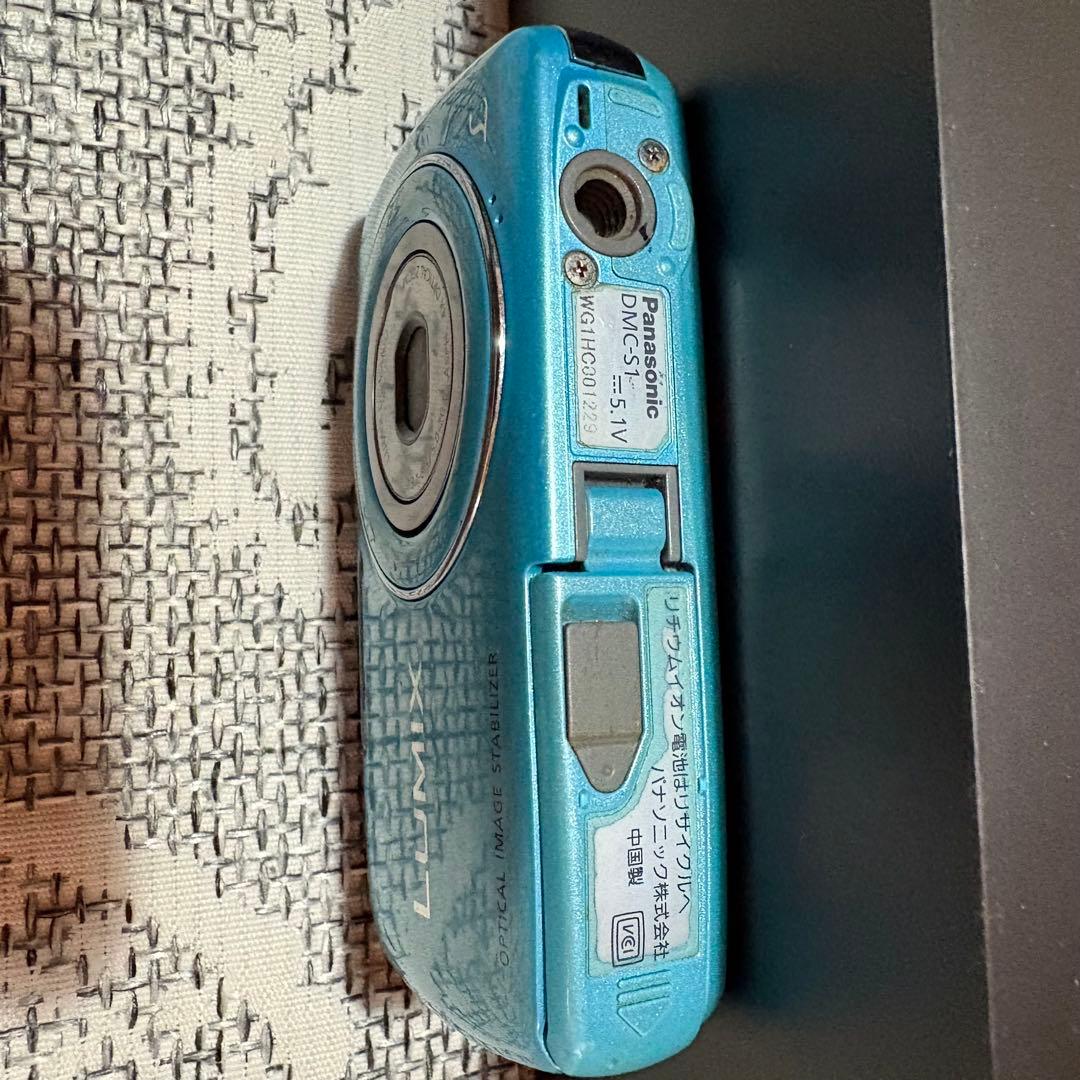Panasonic LUMIX DMC-S1 コンパクトデジタルカメラ　ブルー