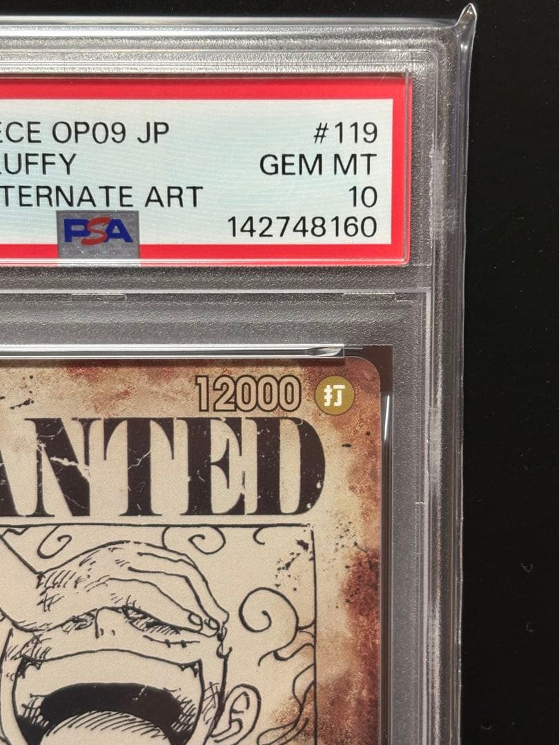 【PSA10】モンキー・D・ルフィ SP 手配書 OP05-119