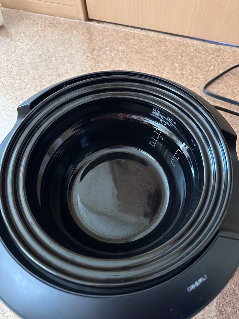 SOUYI カマノ土鍋炊飯器 黒　4合