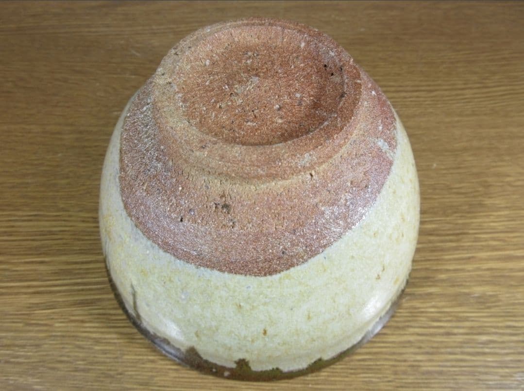 真作保証 西岡良弘 自作 朝鮮唐津茶碗 唐津焼 コレクター放出品 茶道具 佐賀県