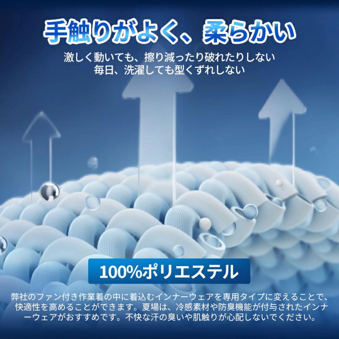 大きいサイズ⭐️ファン付きベスト 空調服 バッテリー付き 空調作業服 2XL 迷彩