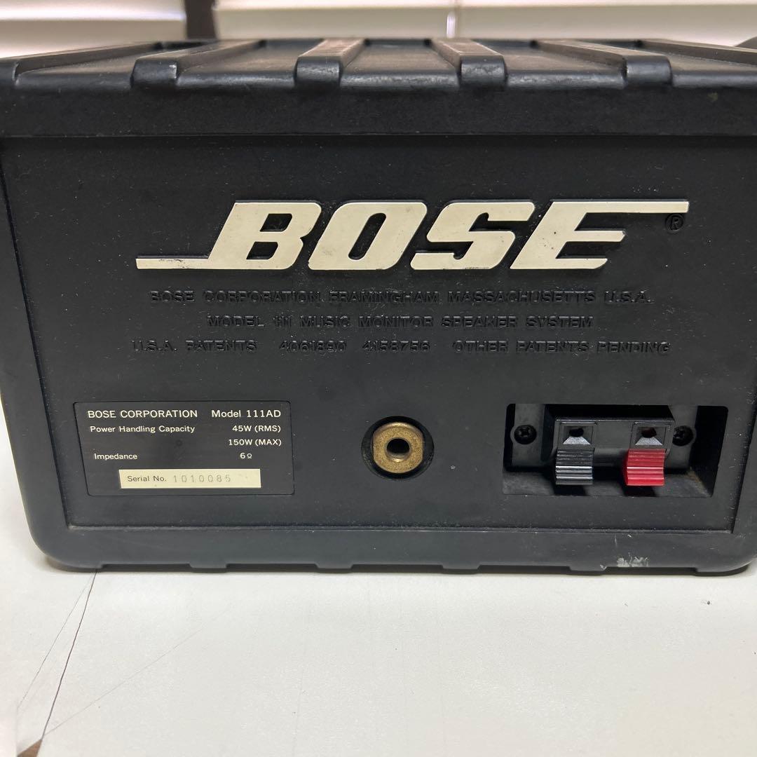 BOSE 111AD ブラック フルレンジ 101MM の上位互換モデル 111