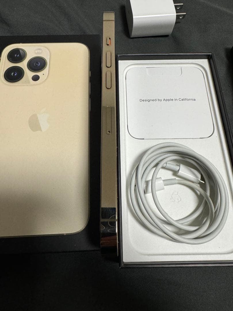 【美品】Iphone 13 Pro 256GB ゴールド シムフリー セット