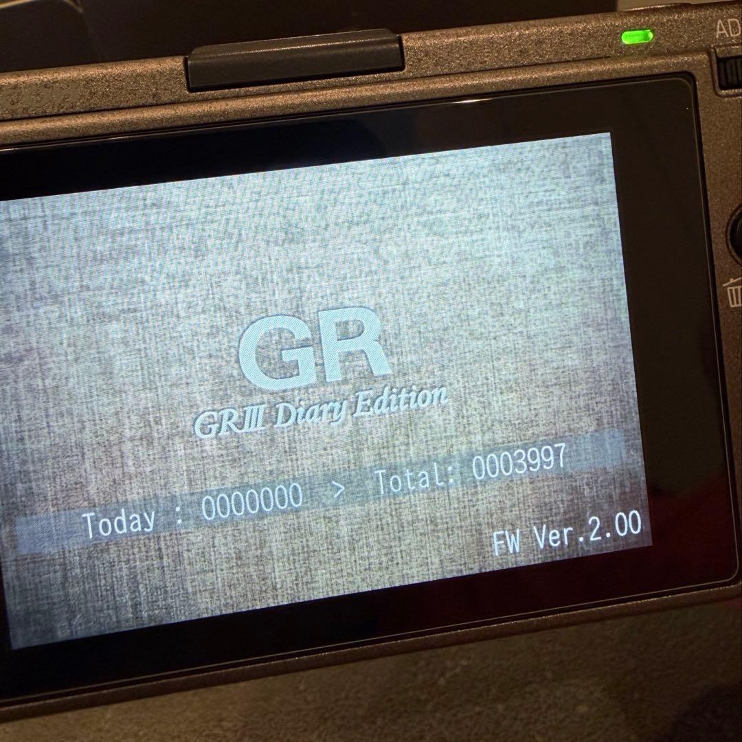 RICOH リコー GR III Diary Edition 予備バッテリー付き