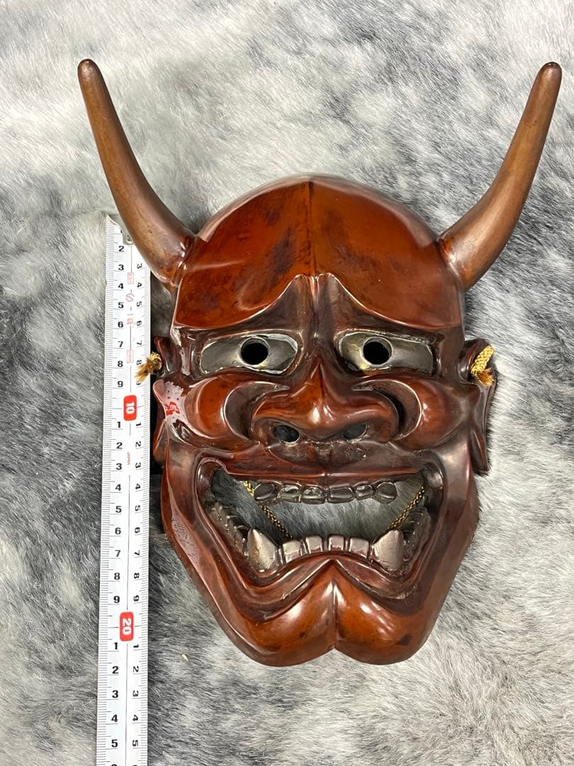 お面　能面　鬼面　備中神楽面　般若面　骨董品　工芸品