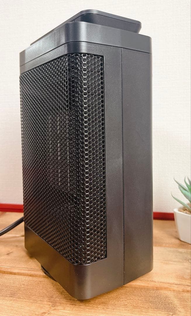 セラミックヒーター 小型 自動首振り 1200W リモコン付き ヒーター 暖房