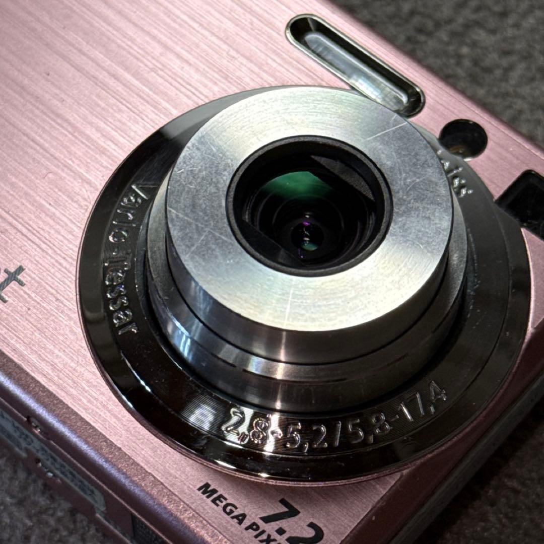 訳あり SONY DSC-W80 ピンク スマホ転送用USBコネクタ付属