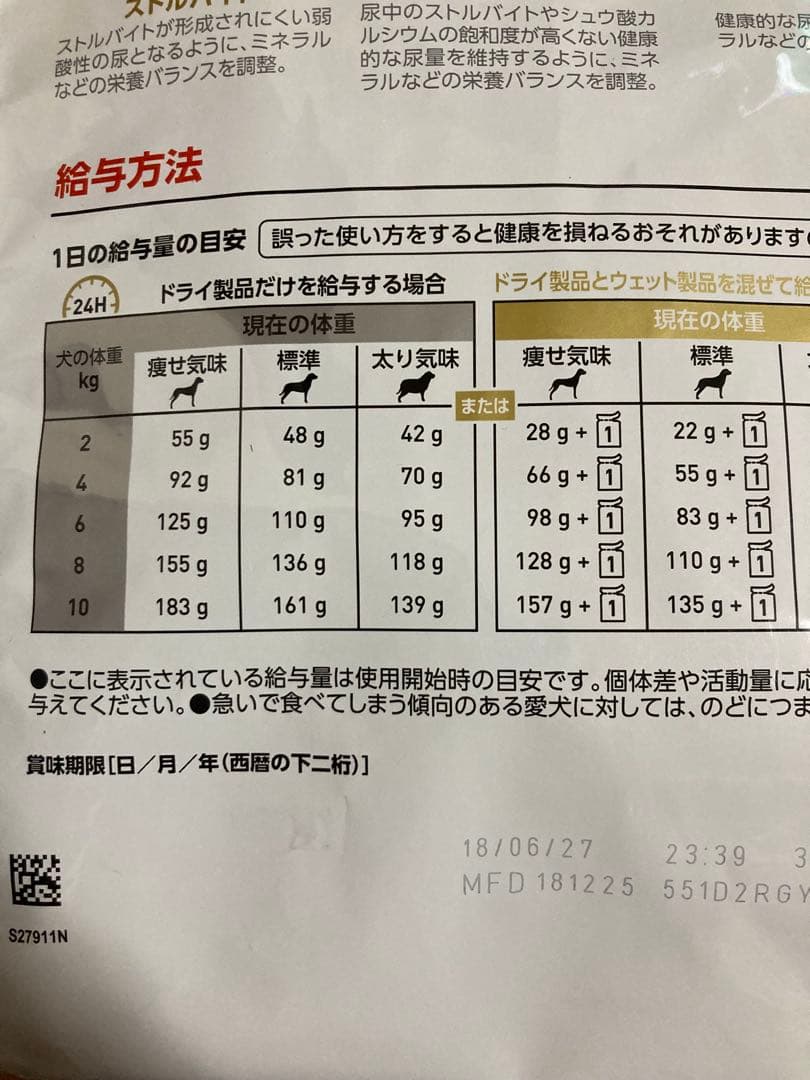 【未開封】ロイヤルカナン ユリナリーS/O 小型犬用Ｓ 3kg