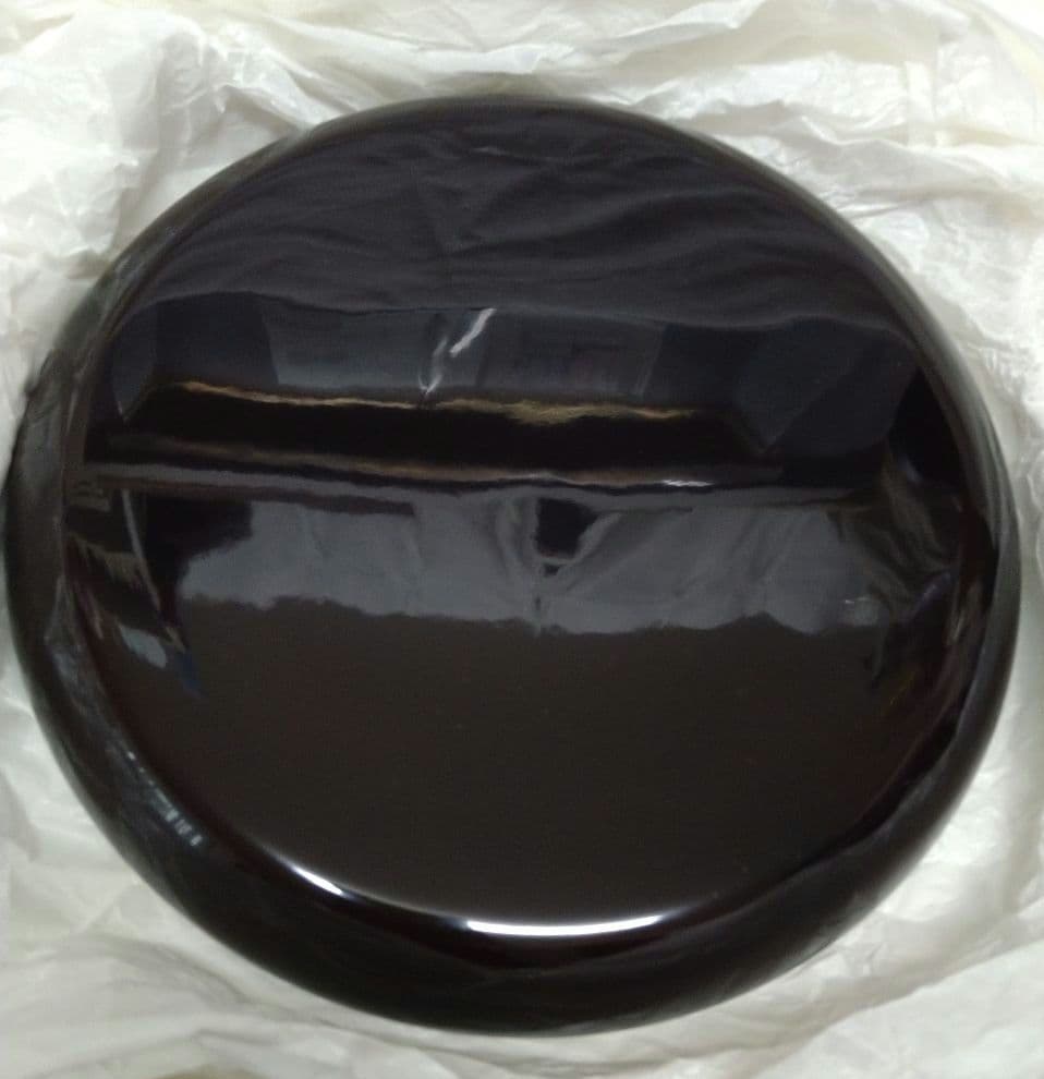 山中塗　丸盆