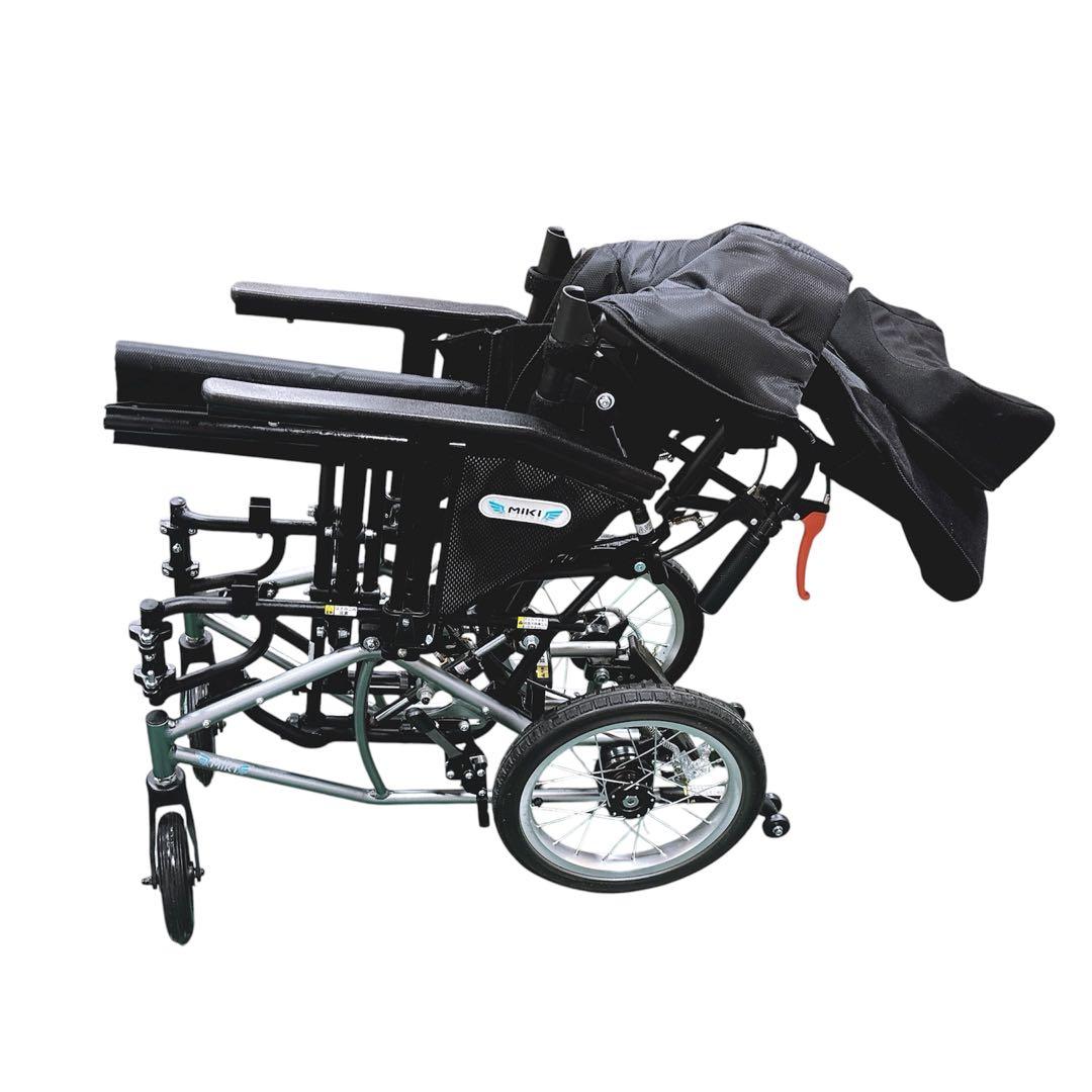 CRT-WR Miki介助型車椅子 ティルト リクライニング 車椅子介助式
