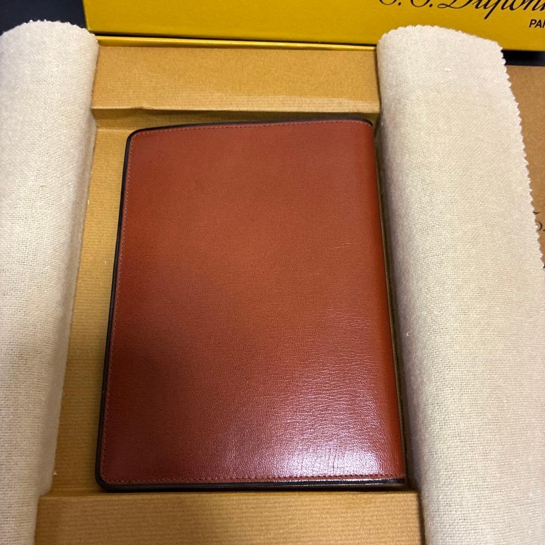 S.T. D upont レザー パスポートケース パスポートカバー
