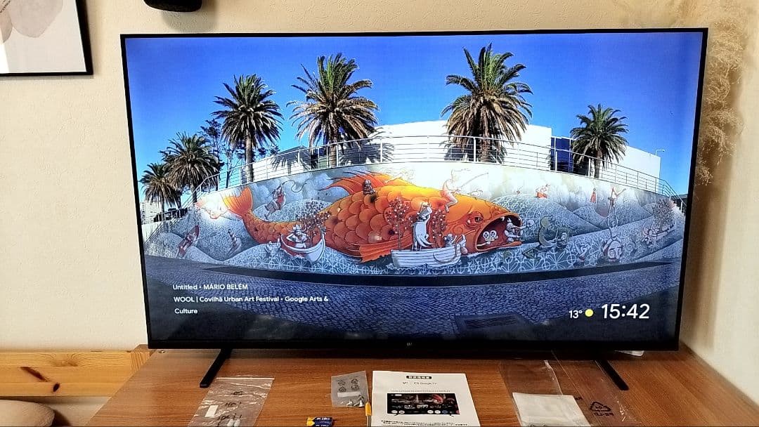 ​【50インチ】チューナーレステレビ 4K対応（Android TV搭載）
