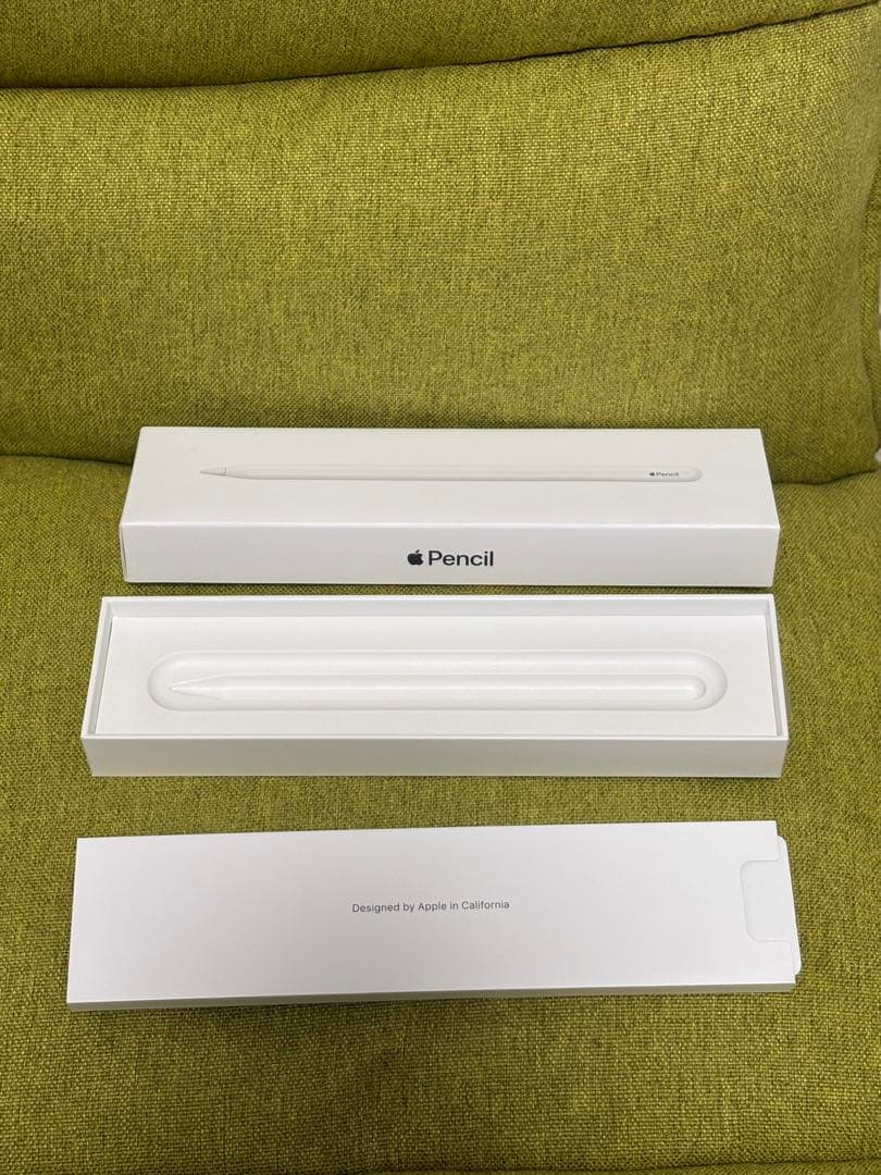 美品動作確認済み　Apple Pencil 第2世代　ホワイト 元箱、付属品付き