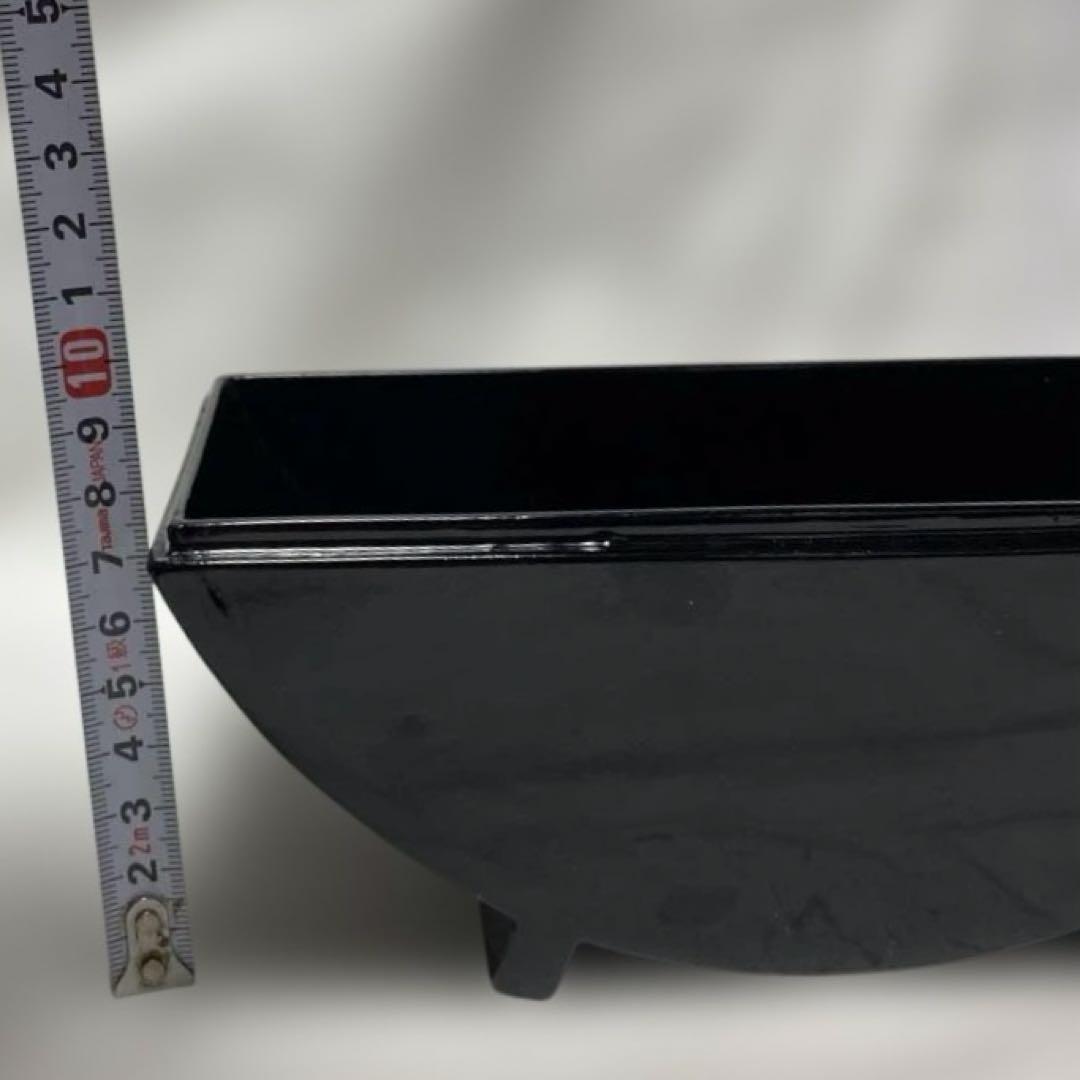 日本伝統工芸品 黒漆器 トンボ柄象嵌入り装飾 美品