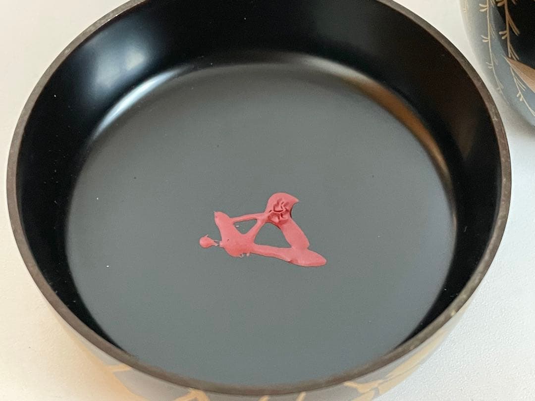 茶道具　柳桜棗　金蒔絵　作者なし　鵬雲斎花押　書付　箱付き　仕覆