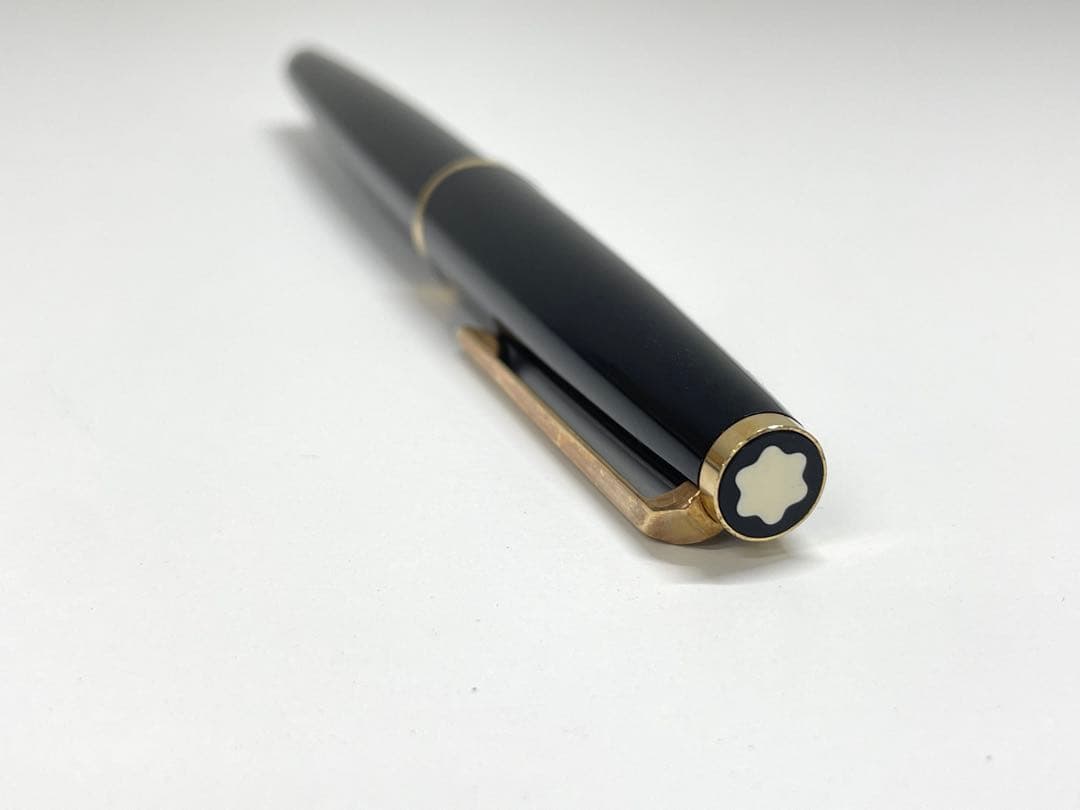 【TK】モンブラン 万年筆 ペン先 18K 750 ブラック ホワイトスター