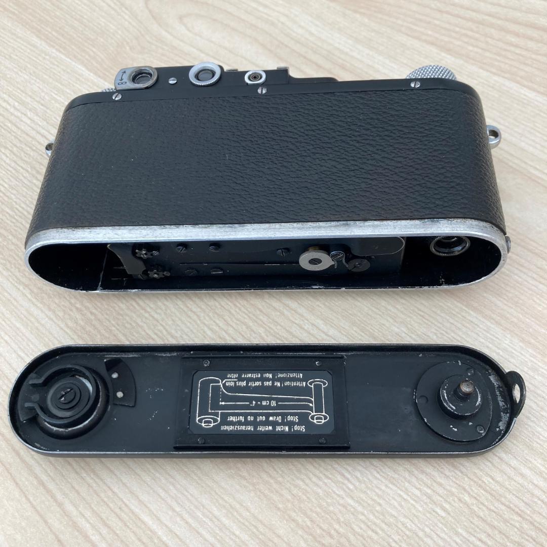 Leica バルナック ライカ IIIa ブラックペイント（後塗り）ボディ