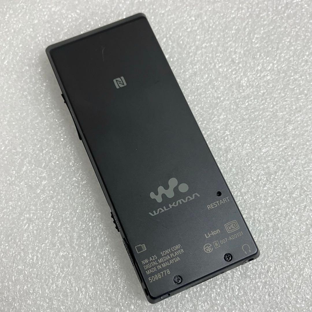【ディスプレイ良好】　ソニー　ウォークマン　NW-A25 16GB チャコールB