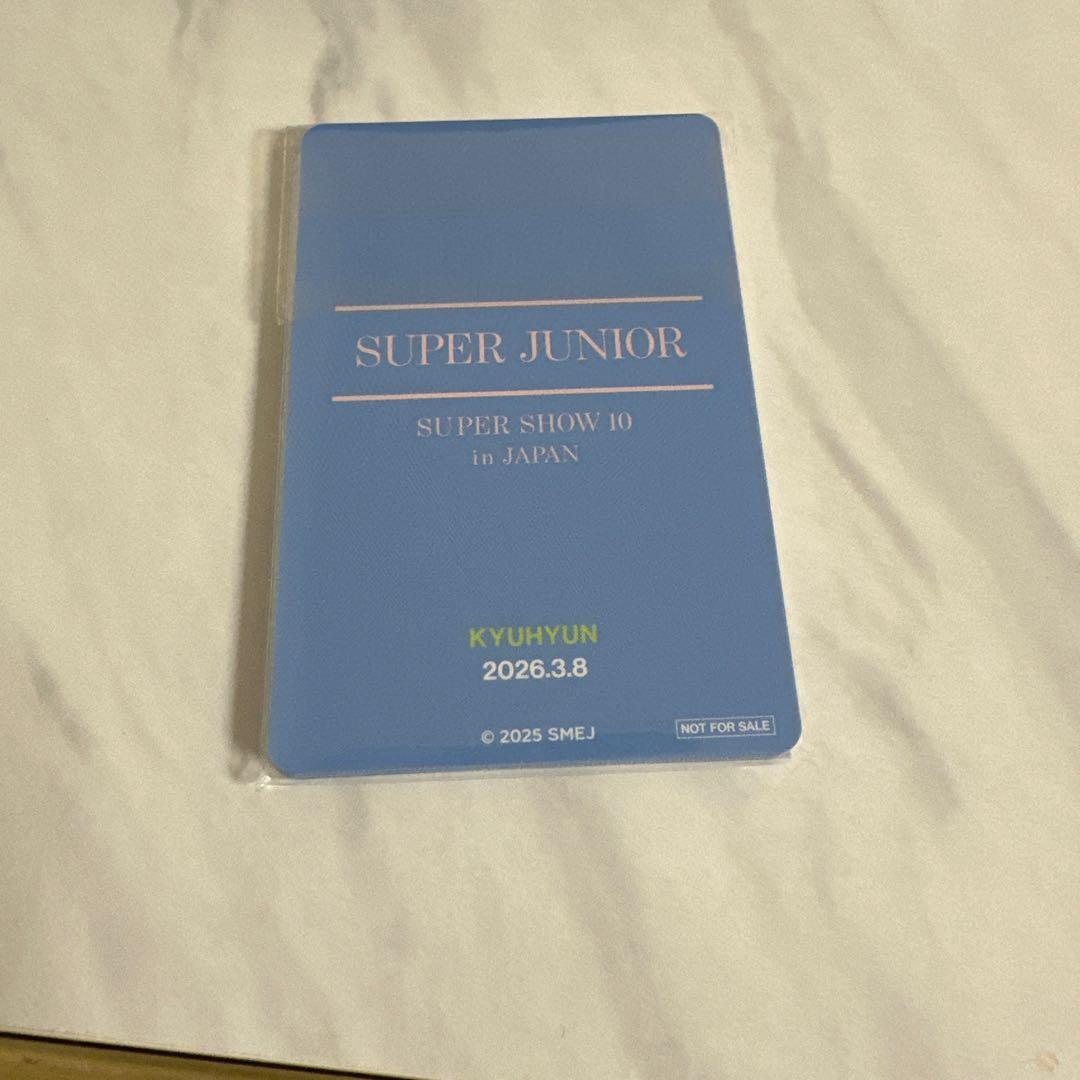 SUPER JUNIOR スパショ 10 アプグレ特典 トレカセット3月8日