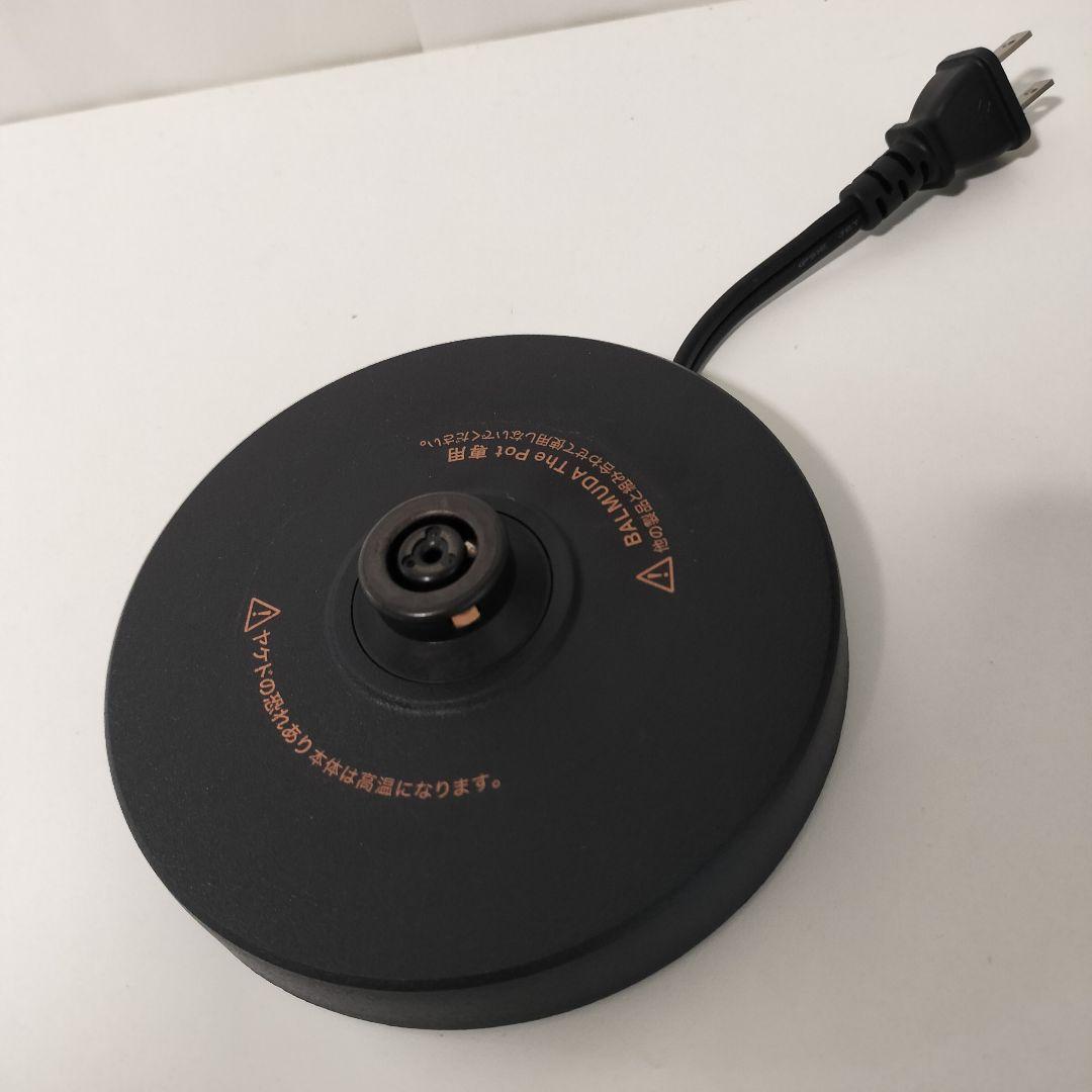 【動作確認済】BALMUDA バルミューダ　KO7A-BK 電気ケトル　1296