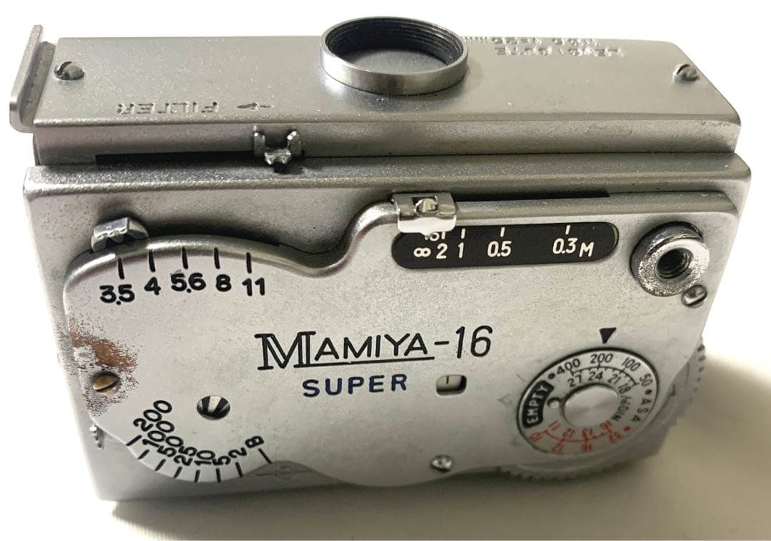 MAMIYA SUPER 16 元箱 プラケース 革ケース