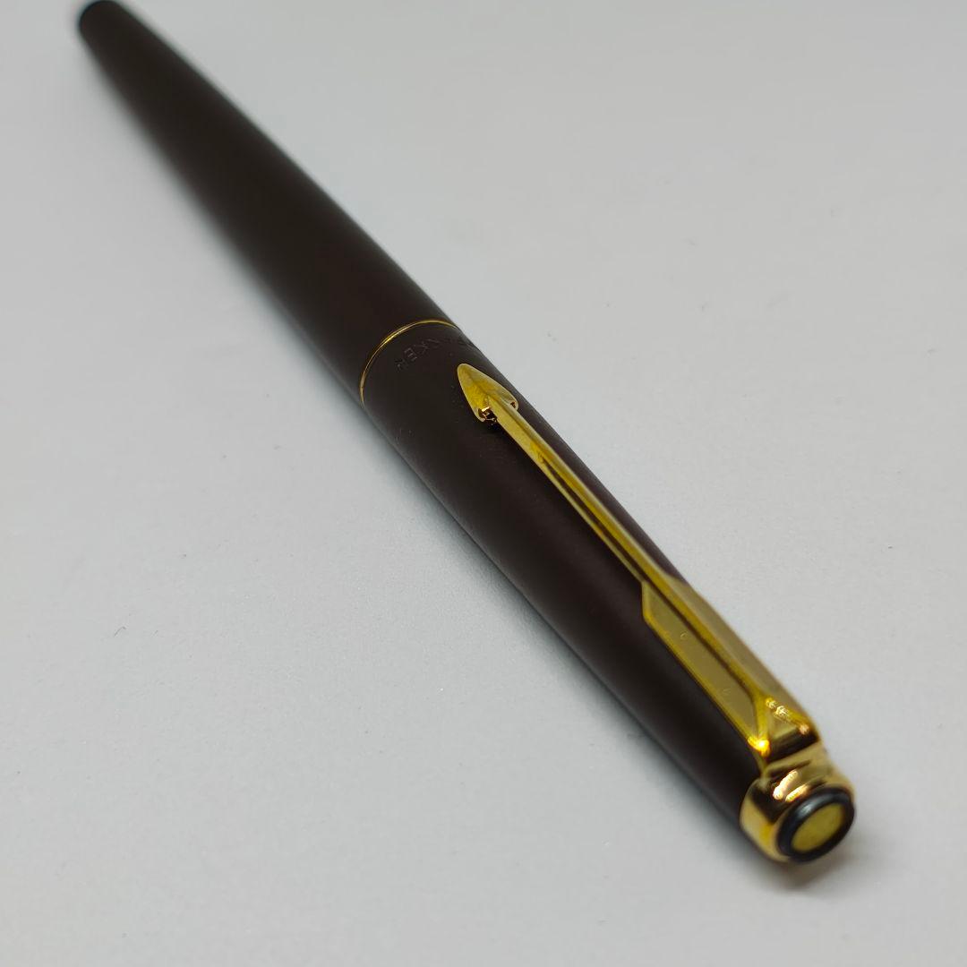 PARKER ファルコン ペン先一体型 万年筆 ブラウン