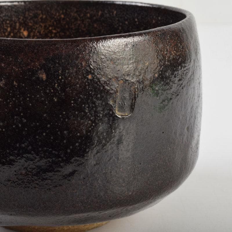 茶道具　小泉又楽庵　黒茶碗　共箱　C　8761