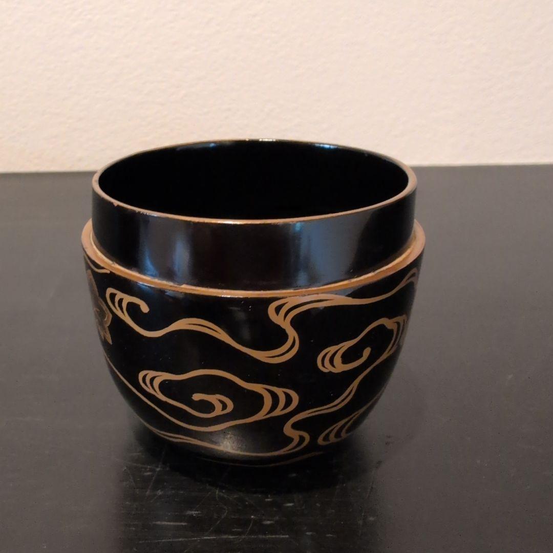 茶道具　棗　雲錦蒔絵　木箱付き