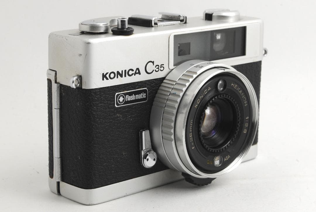 コニカ KONICA C35 Flash matic コンパクトカメラ かわいい