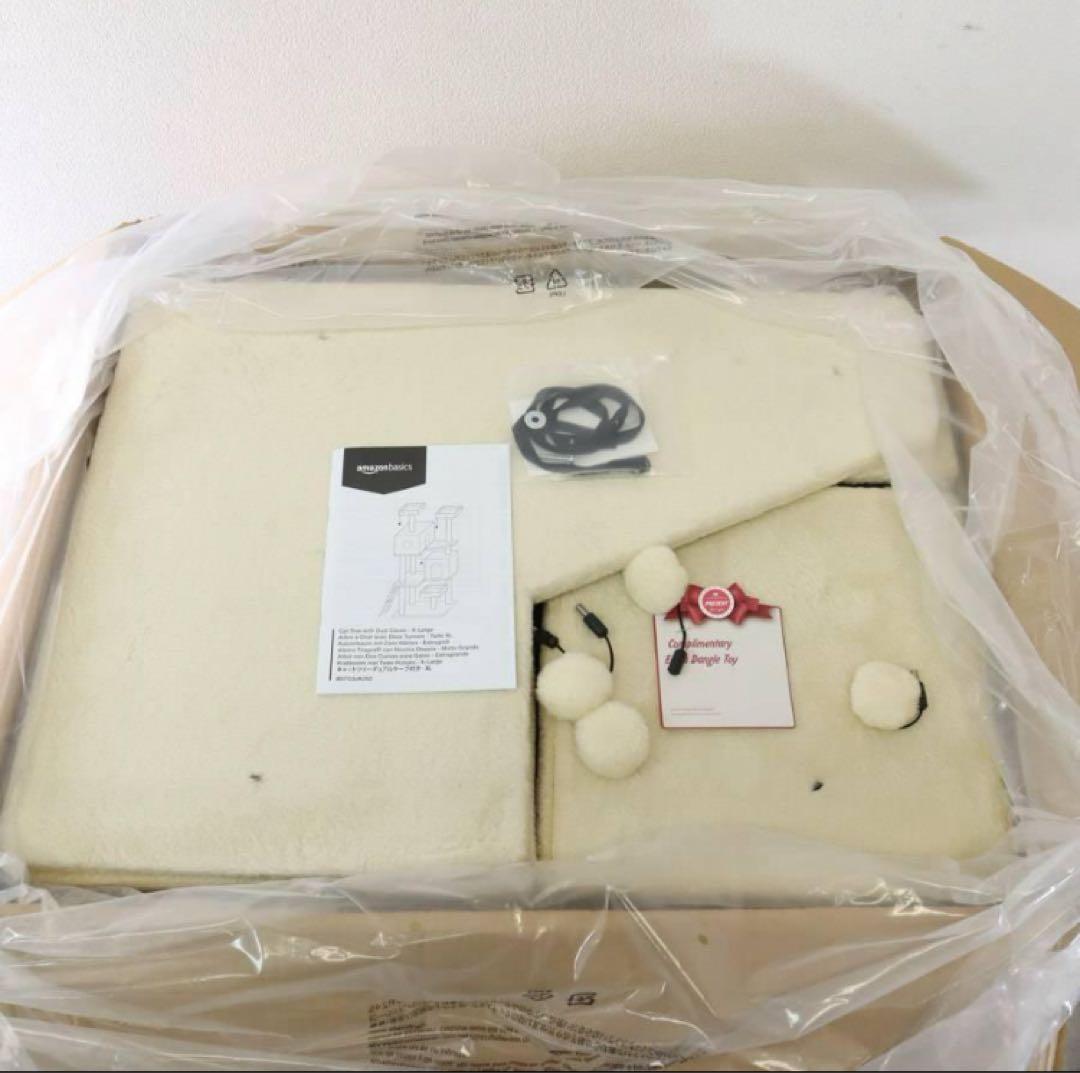 新品 アマゾンベーシック キャットタワー XL 2部屋