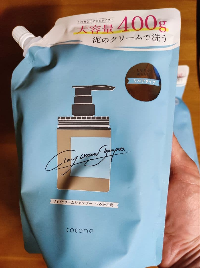 cocone クレイクリームシャンプー 400g 3個セット