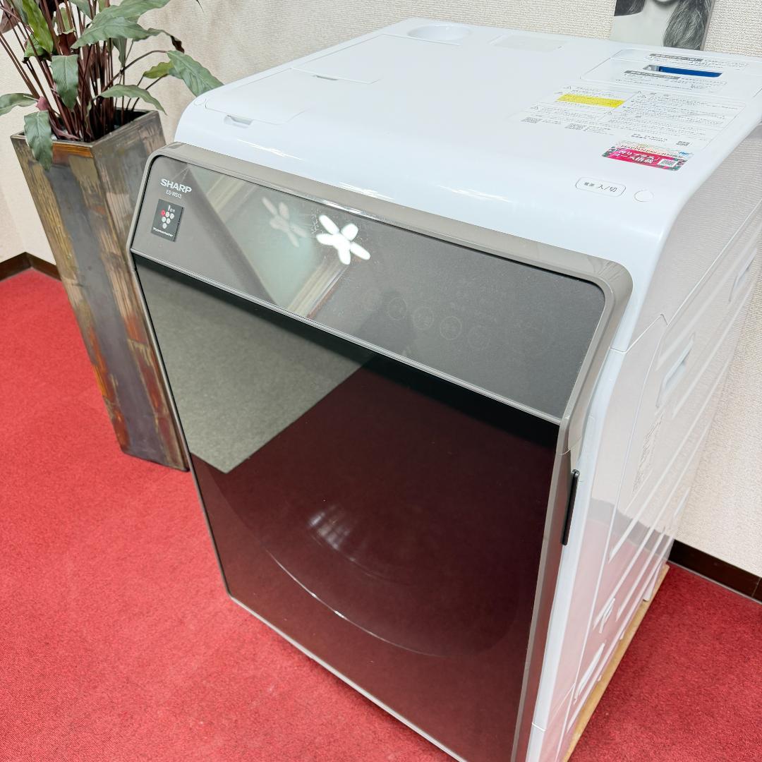 東京23区送料無料　美品シャープドラム洗濯機2021年製11/6㎏洗浄/除菌済み