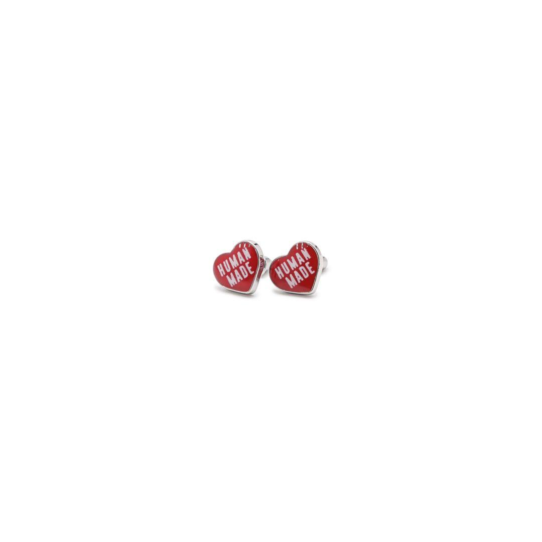 健康アクセサリー HUMAN MADE HEART EARRINGS