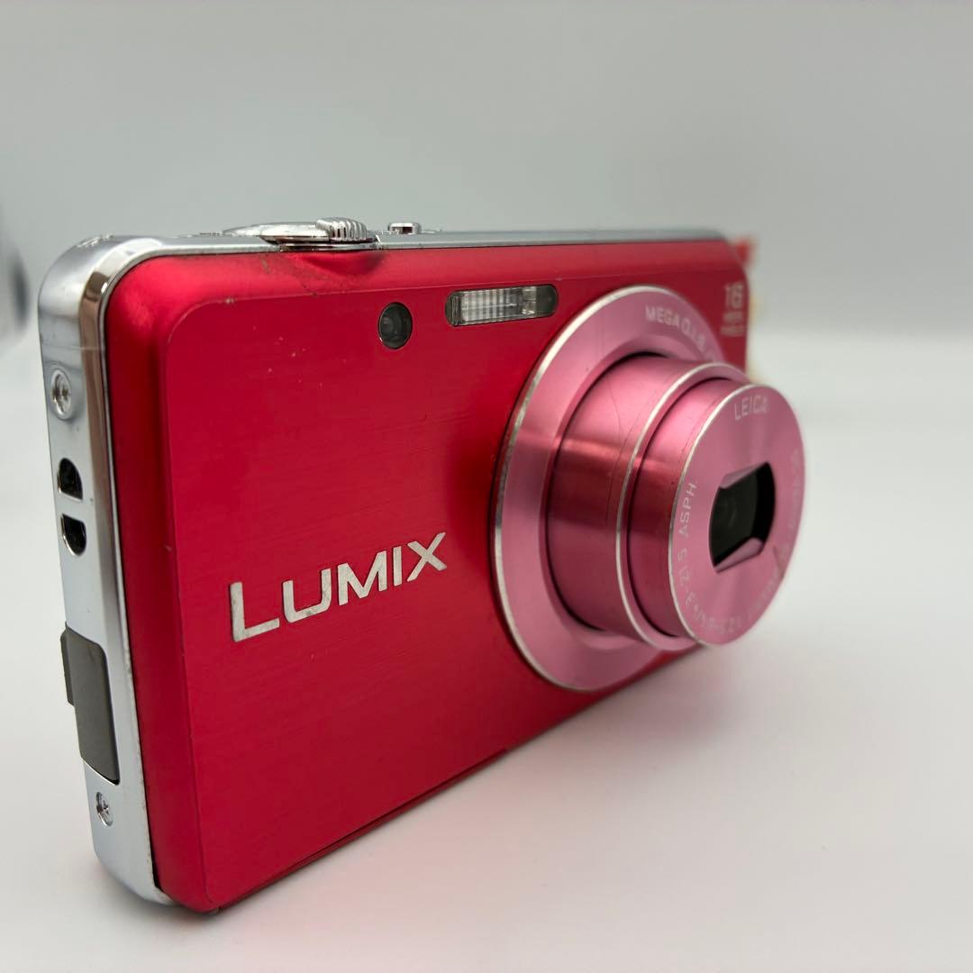 動作品★Panasonic LUMIX DMC-FH8 デジタルカメラ レッド