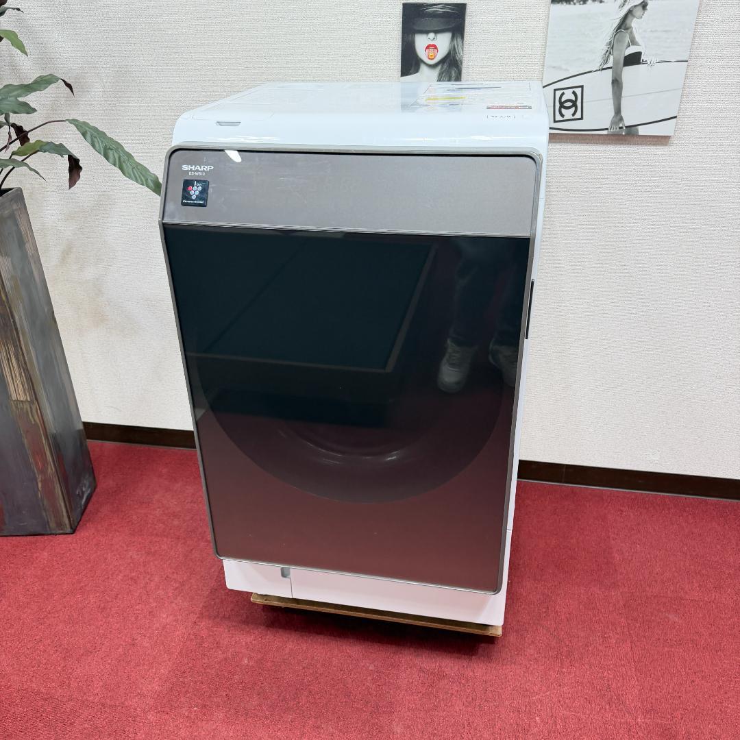 東京23区送料無料　シャープドラム型洗濯乾燥機2021年製11/6㎏　自動投入