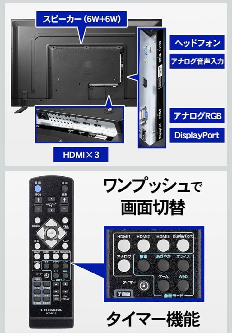 I-O DATA 49インチ 4K HDR モニター