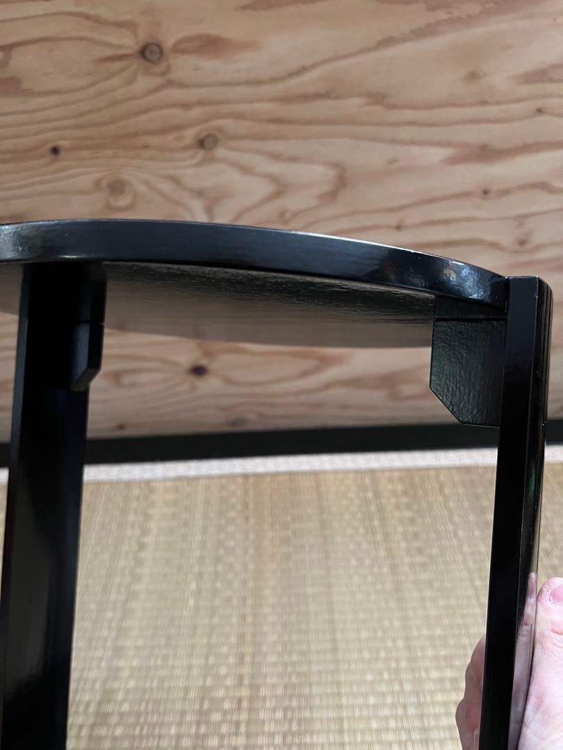 丸卓棚　丸卓　煎茶棚 水指棚 紙箱あり　小道具　茶道具　昭和レトロ